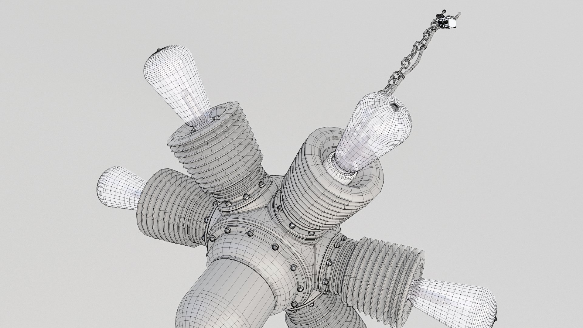Loft Lamp Engine 3D Model - TurboSquid 1526775