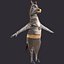 Cartoon Donkey Rigged 3D