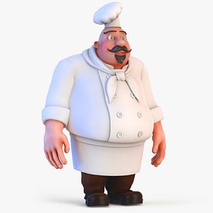 3D chef people character
