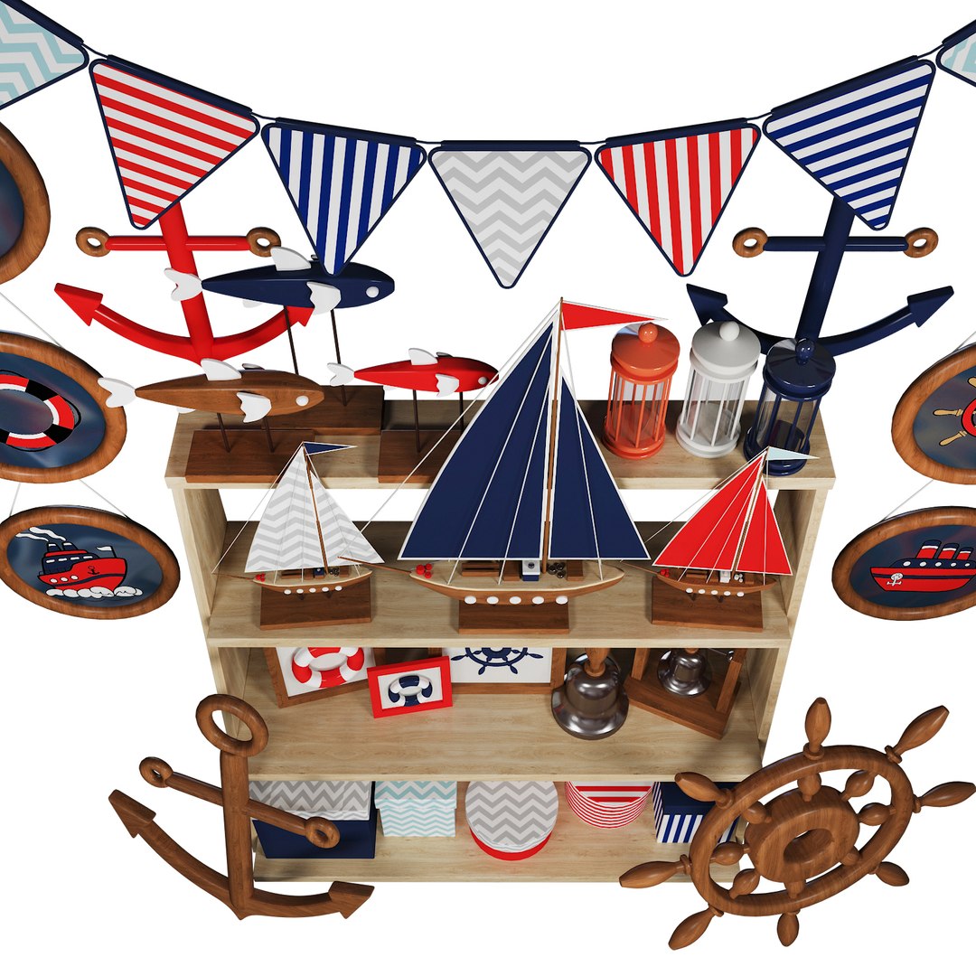 Sea Set 3D - TurboSquid 1466560
