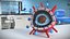 Influenza Virus Cross-Section Teaching Model Red
