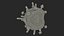 Influenza Virus Cross-Section Teaching Model Red