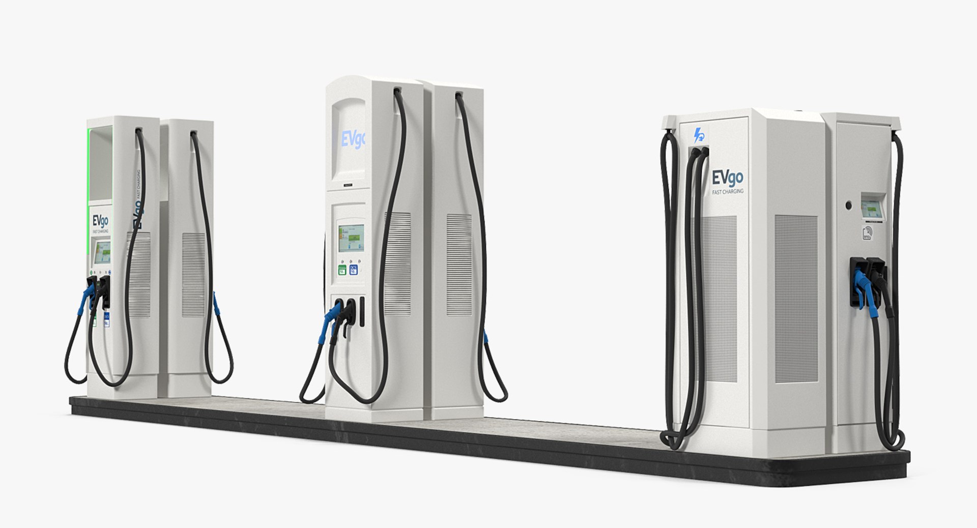 EVgo Chargers 3D model preview
