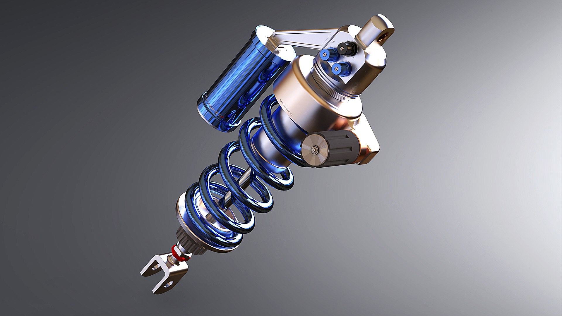 3D Shock absorber model - TurboSquid 2028183