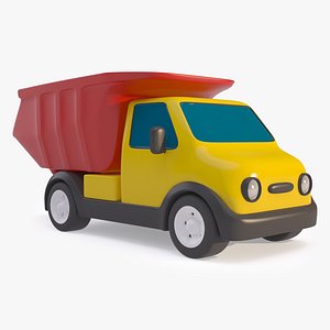 cartoon truck mining dump 3D model