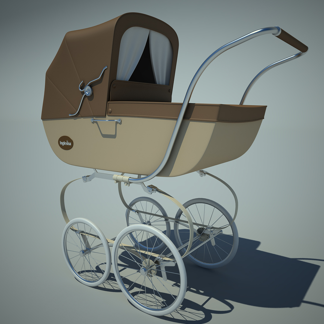 3d model pram inglesina classica