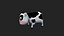 3D animals cow model
