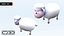 3D animals cow model