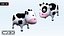 3D animals cow model