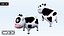 3D animals cow model