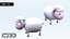 3D animals cow model