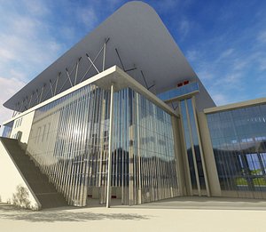st niarchos foundation cultural center model
