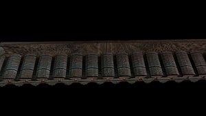 Eaves rooftops ancient buildings pavilions and towers 2 2 3D model