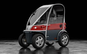 Kyburz PLUS II  - Swiss electric vehicle 3D model