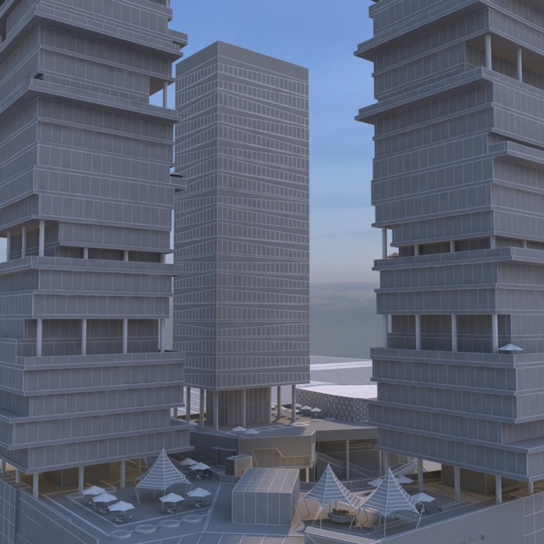 3D Cityscape 5 model - TurboSquid 2075068