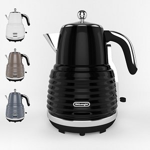 3d model kettle colors design