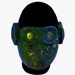 3D Gas mask respirator scifi futuristic model 3D 3D