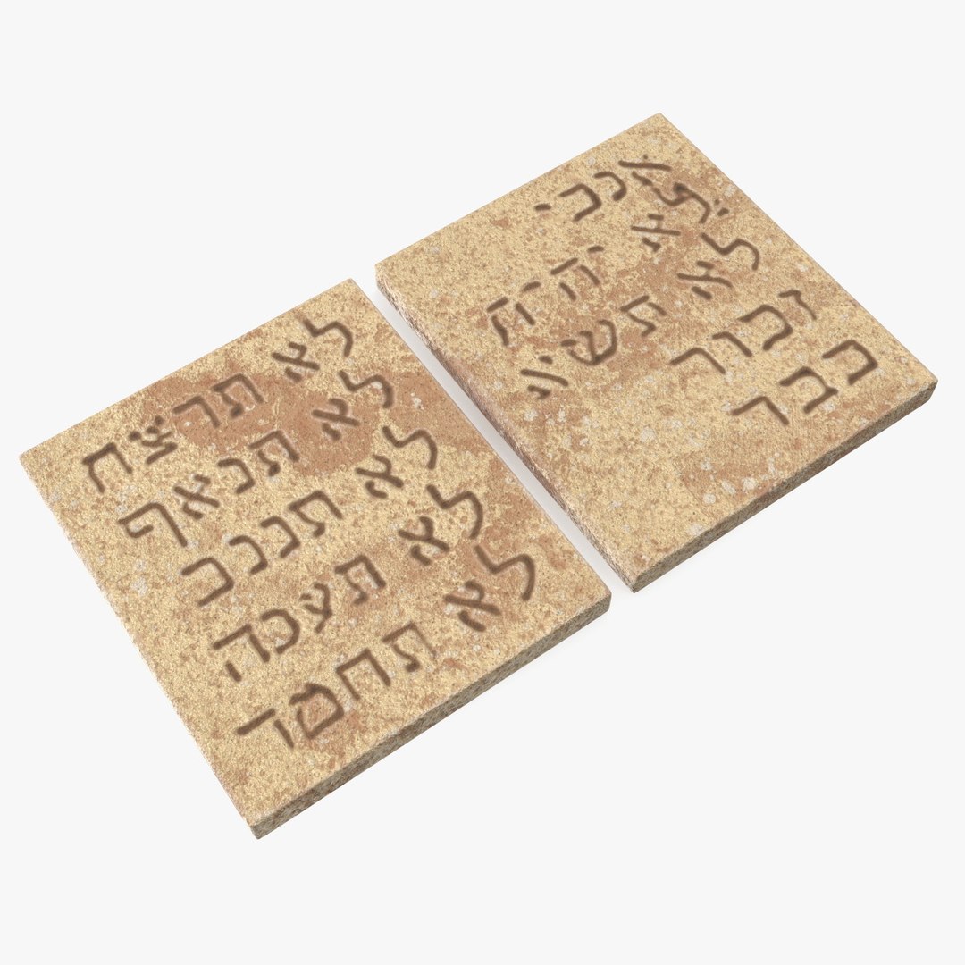 Tablets of the Covenant 3D model preview