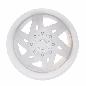 Car detailed alloy wheel 3d model
