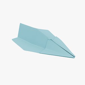 Paper Plane Cyan