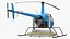 Helicopter Trainer Simulator Blue 3D