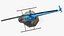 Helicopter Trainer Simulator Blue 3D