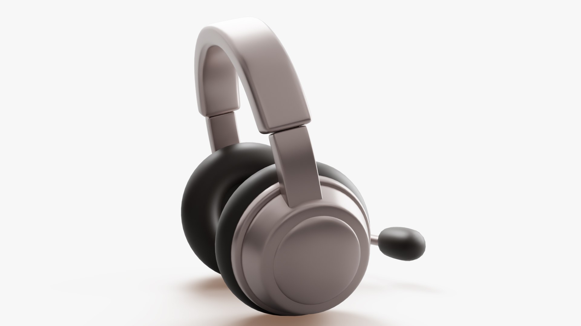 3D Model Headset With Microphone - TurboSquid 2445369