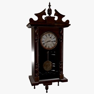 Antique Clock For AAA Games model