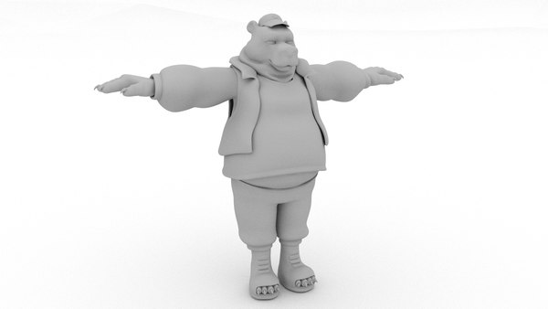 3D character chubby