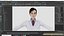 Female Doctor Scientist  teacher 3D Model Rigged  Game Ready