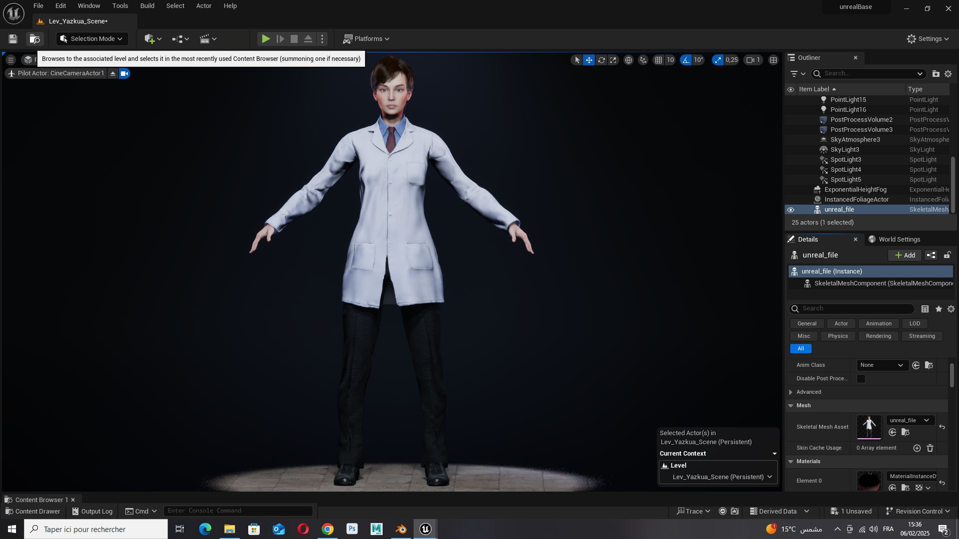 Female Doctor Scientist Teacher 3D Model Rigged Game Ready 3D ...