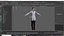 Female Doctor Scientist  teacher 3D Model Rigged  Game Ready
