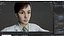 Female Doctor Scientist  teacher 3D Model Rigged  Game Ready