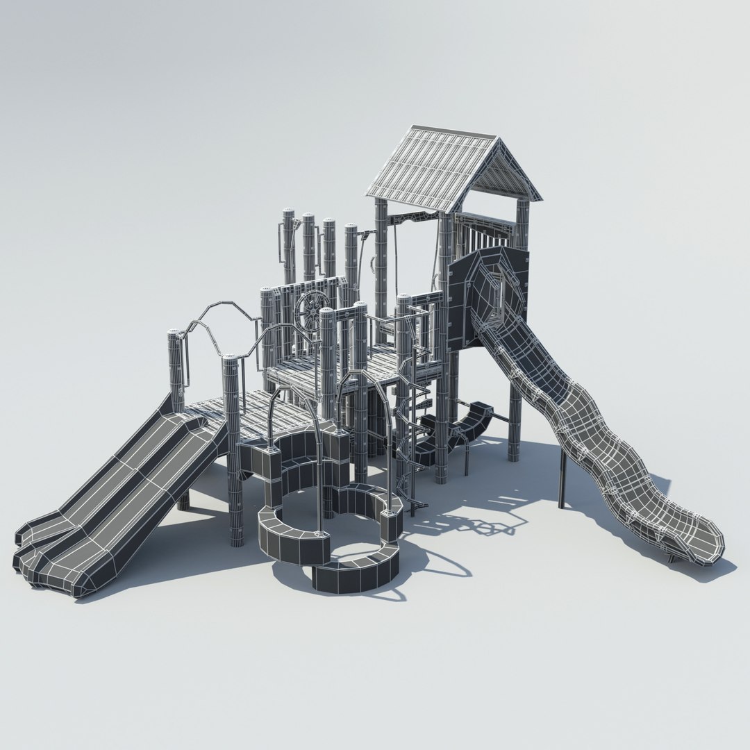 3d Model Big Toys Playground