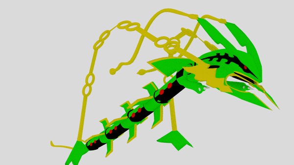 Mega-rayquaza 3D models - Sketchfab