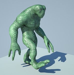 Reptile Alien Maya Rig