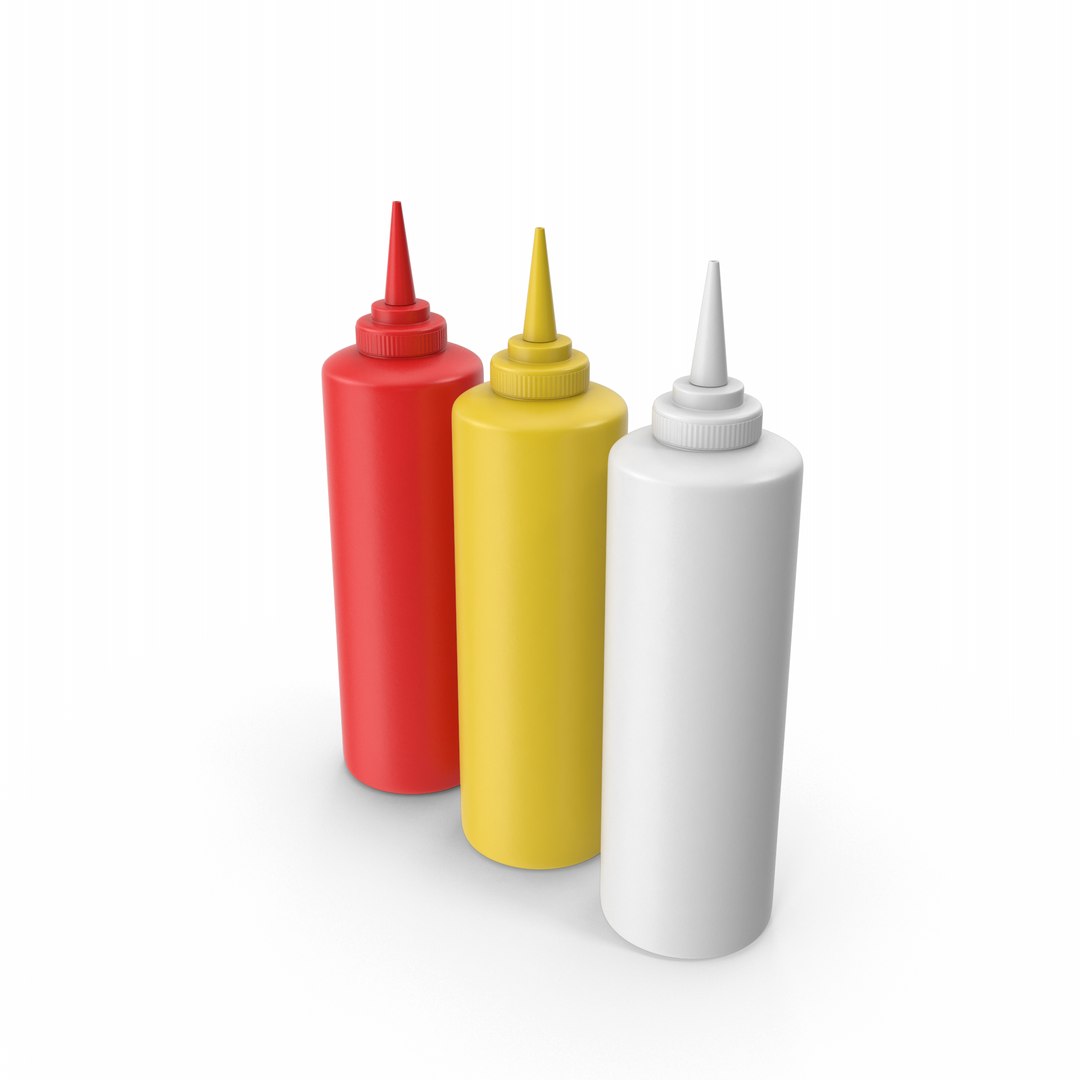 3D Condiments Collection - TurboSquid 1850342