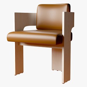 3D model C Back Chair