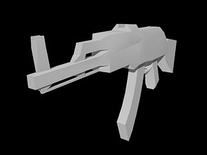 Low poly AK47