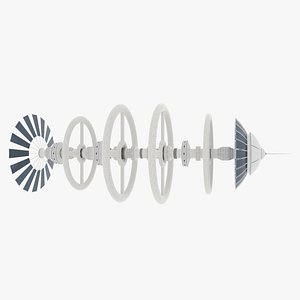 3D spacestation model