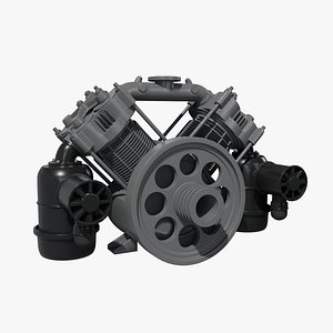 Air Compressor Betico SB2 3D model