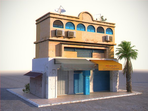 3D model arab house hd