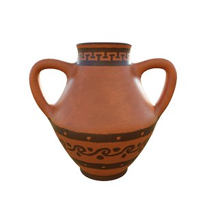 greek vases 3D model