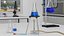 Bunsen Burner com Erlenmeyer Flask no tripé