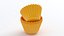 Cupcake Mould yellow
