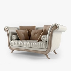 3d leather sofa klimt model