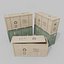 Extra Long and Tall Wooden Crate - Customizable Shipping Box 3D model