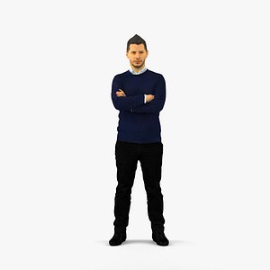 realistic human 3D model