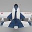 Aero Vodochody L-39 Albatros Russian Jet Trainer Aircraft Rigged