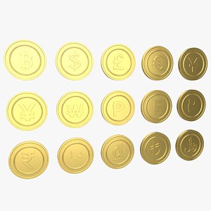 Currency Symbols Coins Collection